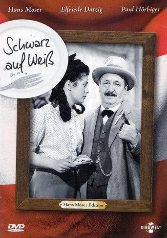 Schwarz auf weiß (1943) poster