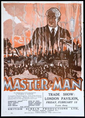 Master And Man (1929) poster