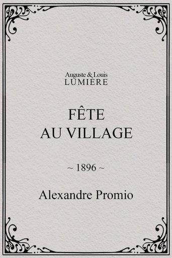 Fête au village (1896) poster