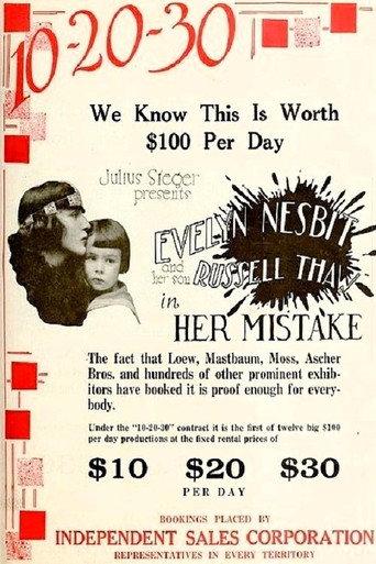 Her Mistake (1918) poster