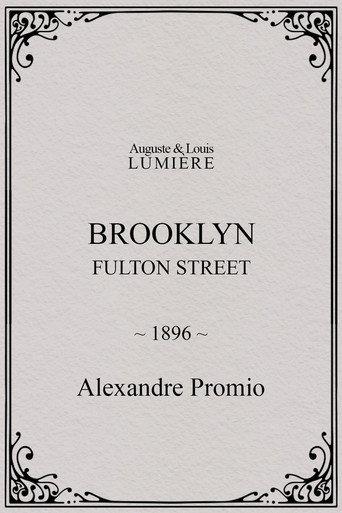 Brooklyn, Fulton Street (1896) poster
