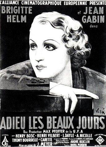 Goodbye Beautiful Days (1933) poster