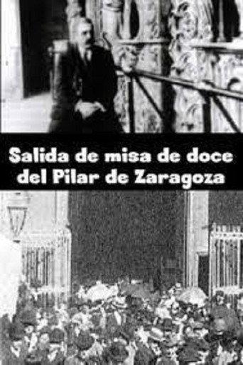 Exit of the Twelve O'clock Mass of the Pillar of Saragossa (1897) poster