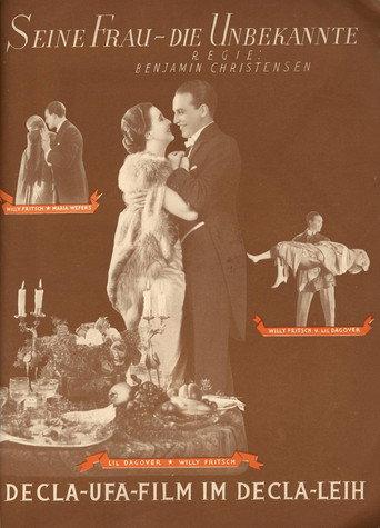 His Wife, the Unknown (1923) poster