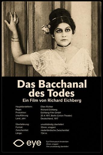 Das Bacchanal des Todes (1917) poster