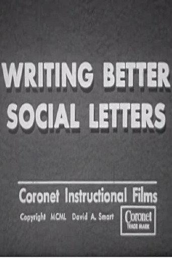 Writing Better Social Letters (1950) poster