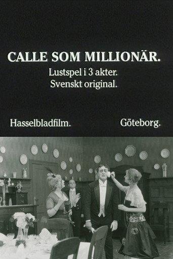 Calle as a Millionaire (1916) poster
