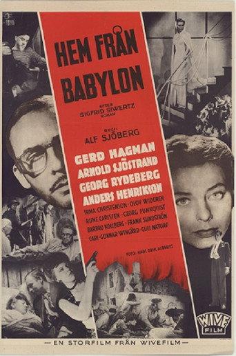 Hem från Babylon (1941) poster