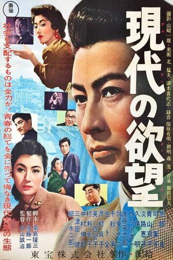 Gendai no yokubô (1956) poster