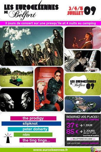 Slipknot Live - Eurockéennes de Belfort 2009 (2009) poster