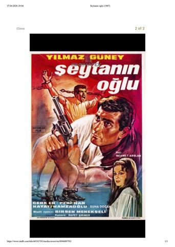 Şeytanın Oğlu (1967) poster