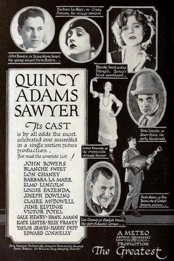 Quincy Adams Sawyer (1922) poster