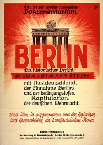 The Fall of Berlin (1945) poster