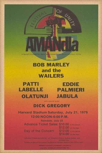Bob Marley & The Wailers - Live At Harvard Stadium, Boston, 1979 (1979) poster