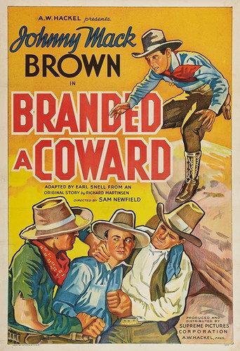 Branded a Coward (1935) poster