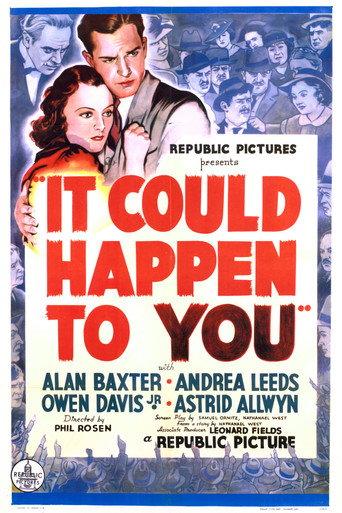 It Could Happen to You (1937) poster