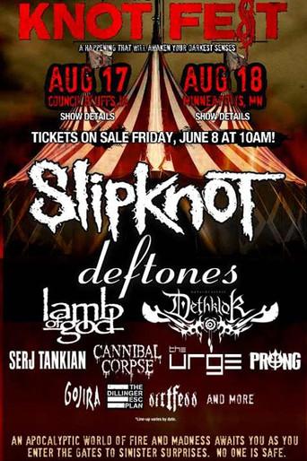 Slipknot - Live at Knotfest Minneapolis 2012 (2012) poster