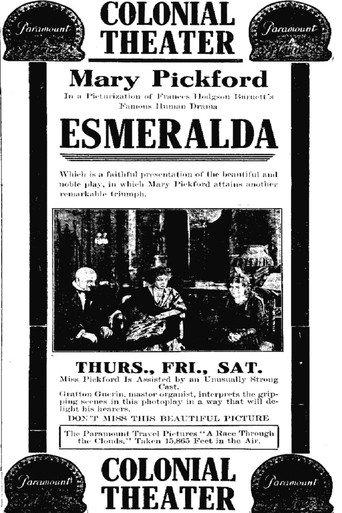 Esmeralda (1915) poster