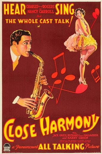 Close Harmony (1929) poster