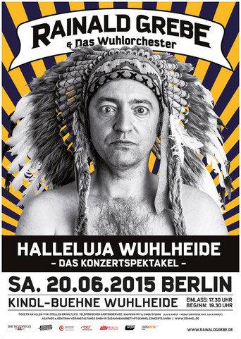 Rainald Grebe: Halleluja Wuhlheide (2015) poster