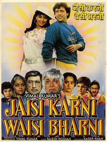 Jaisi Karni Waisi Bharni (1989) poster