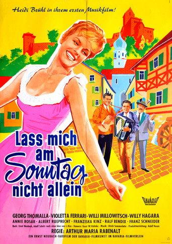 Laß mich am Sonntag nicht allein (1959) poster