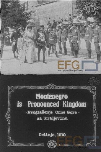 Proclamation of Montenegro for the Kingdom (1910) poster