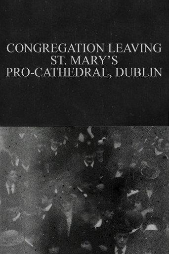 Congregation Leaving St. Mary's Pro-Cathedral, Dublin (1901) poster