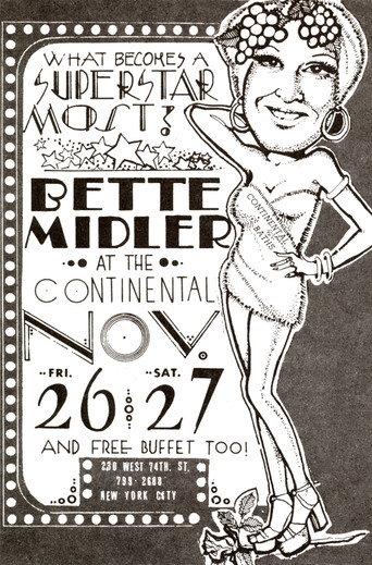 Bette Midler at the Continental Baths (1971) poster