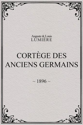 Cortège des anciens Germains (1896) poster