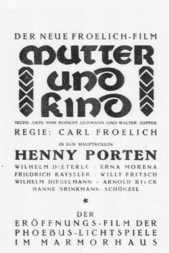 Mother and Child (1924) poster