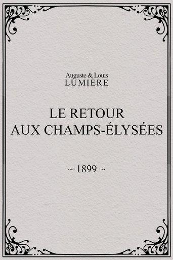 The Return to Champs-Élysées (1899) poster