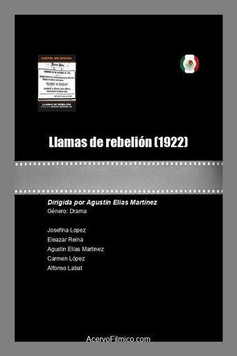 Llamas de rebelión (1922) poster