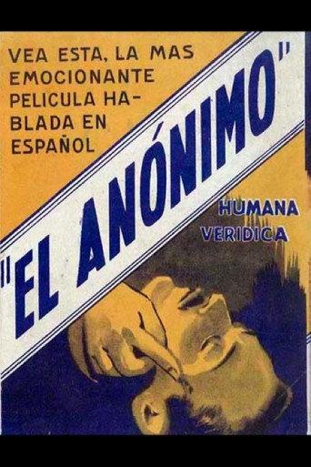 El anónimo (1933) poster