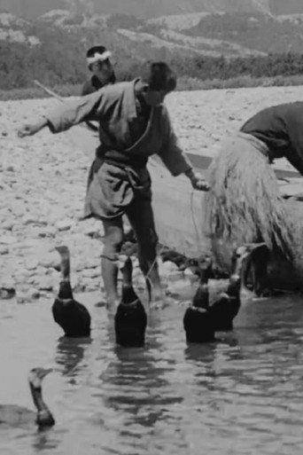Fishing with Cormorants. Isle of Yeso, Japan (1911) poster