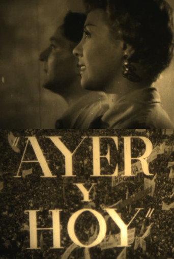 Ayer y hoy (1951) poster