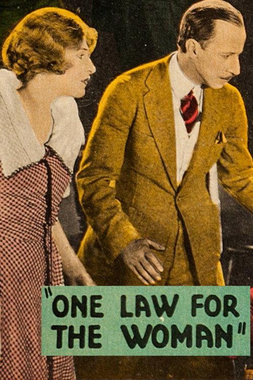 One Law for the Woman 1924 official movie poster
