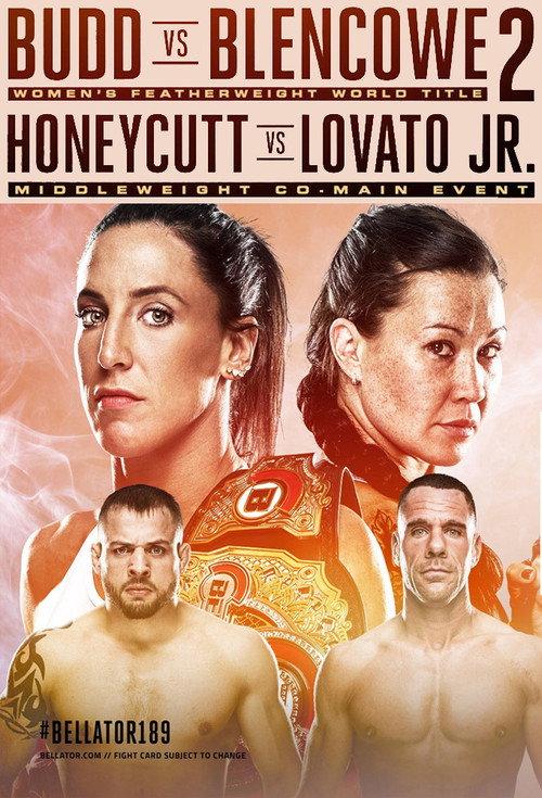 Bellator 189: Budd vs. Blencowe 2 2017 official movie poster
