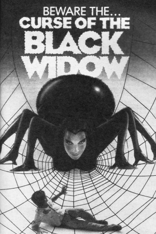 Curse of the Black Widow 1977 official movie poster