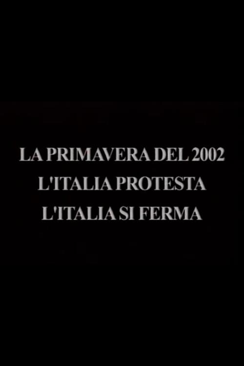 The Spring of 2002 - Italy Protests, Italy Stops 2002 official movie poster
