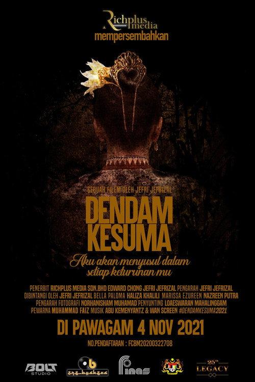 Dendam Kesuma 2021 official movie poster