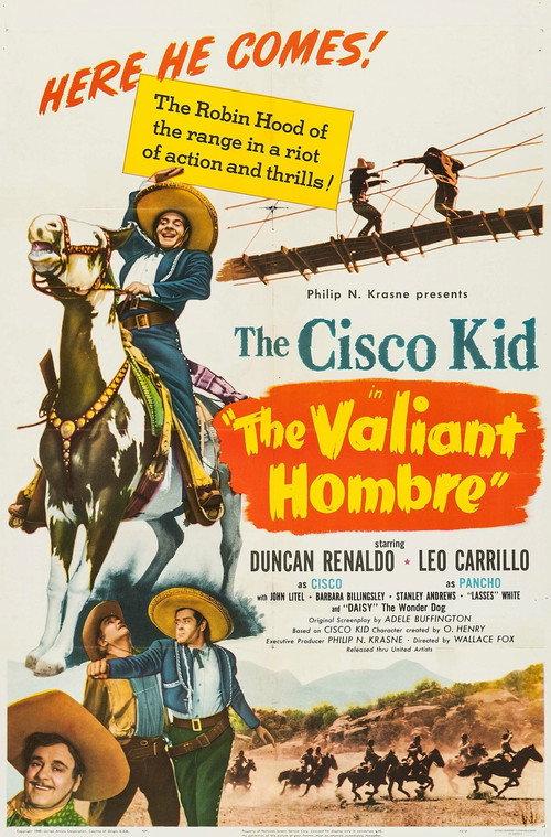 The Valiant Hombre 1948 official movie poster
