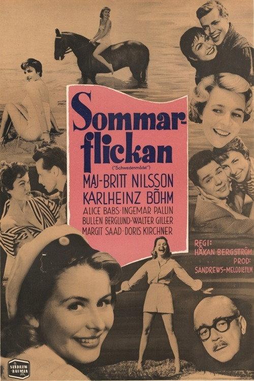 Swedish Girl 1955 official movie poster