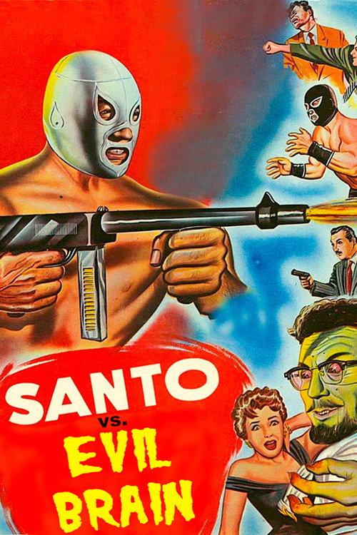 Santo vs. Evil Brain 1961 official movie poster