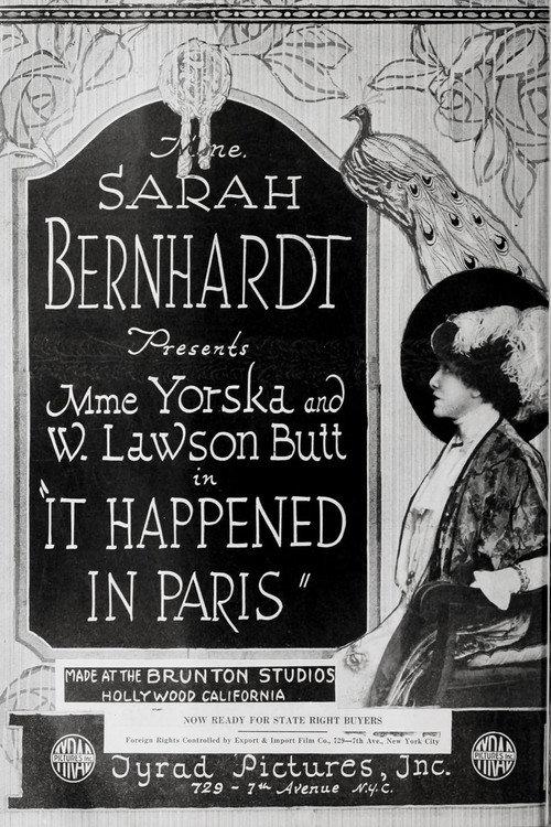 It Happened in Paris 1919 official movie poster