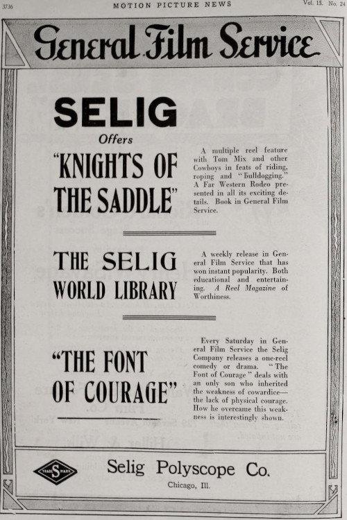 Knight of the Saddle 1917 official movie poster