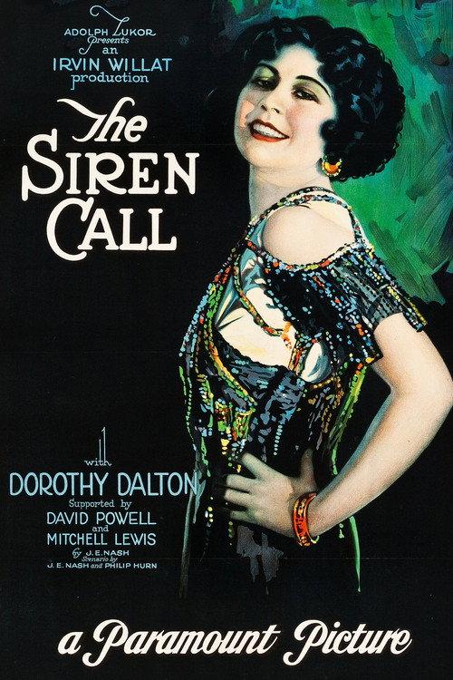 The Siren Call 1922 official movie poster
