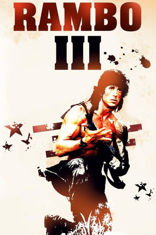 Rambo III 1988 official movie poster