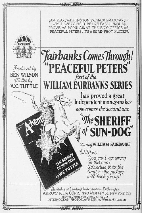 Sheriff of Sun Dog 1922 official movie poster