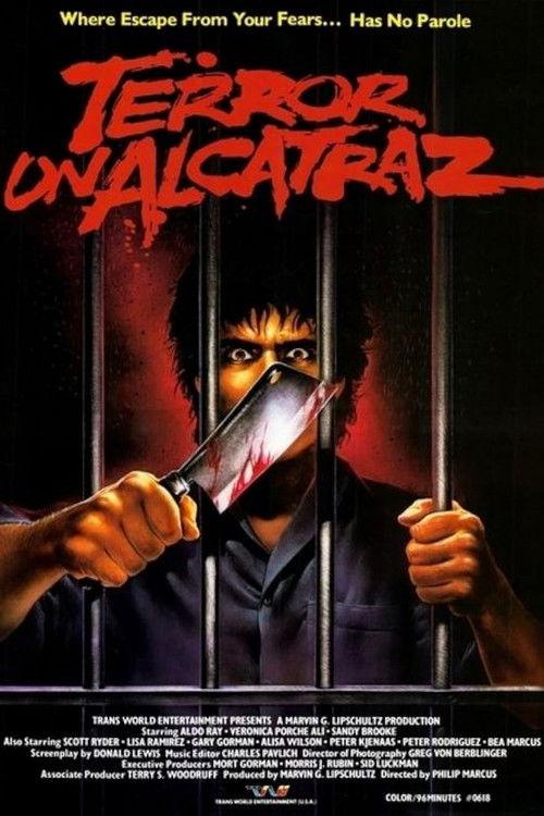 Terror on Alcatraz 1986 official movie poster